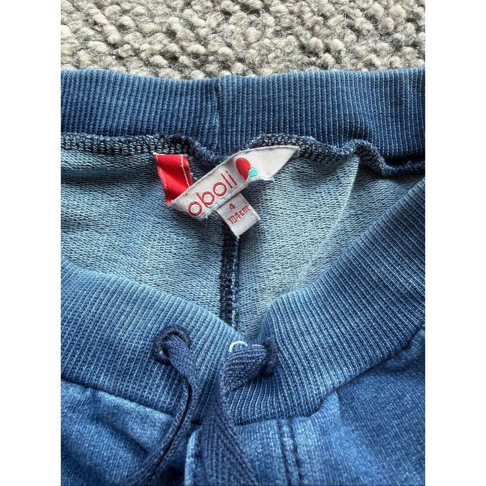 Boboli 4 Boys Blue Cargo Drawstring Shorts - Picture 3 of 4
